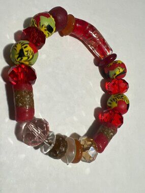 Unique handmade  beaded bracelet